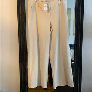 Wide leg trouser pants